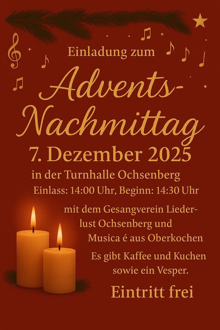 Adventsnachmittag Ochsenberg – wir sind zu Gast